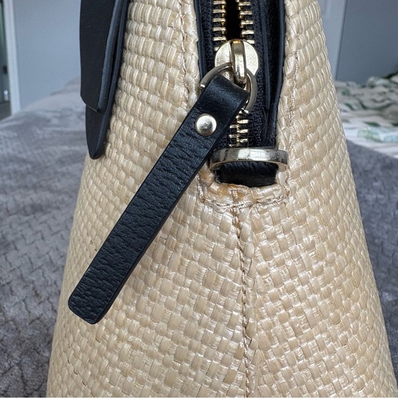 Kate Spade Olive Drive Straw Lottie Satchel - Picture 9 of 17